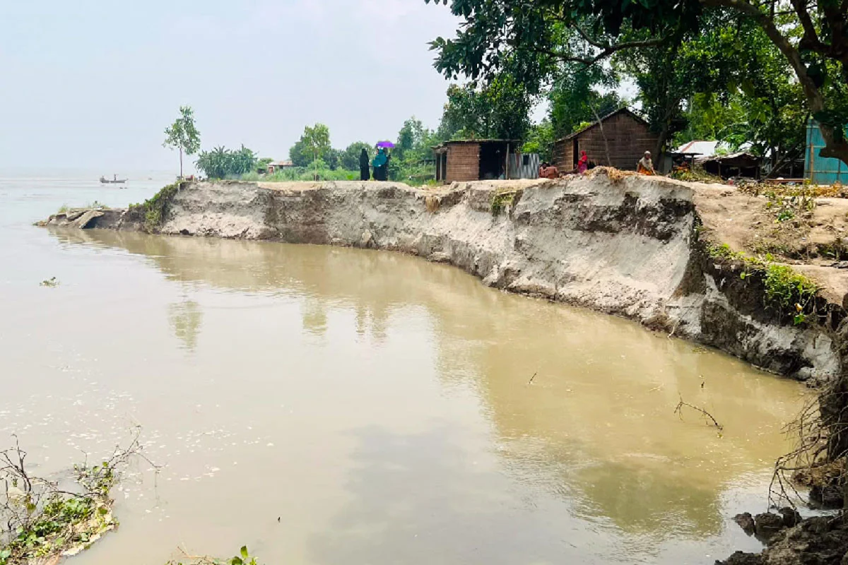 যমুনার তীব্র ভাঙনে বিলীন অর্ধশতাধিক বাড়িঘর, আতঙ্কে নদীপাড়ের...