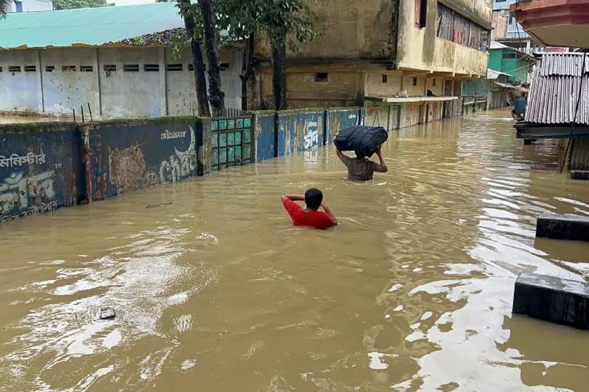 বান্দরবানে সাঙ্গু নদীর পানি বিপৎসীমা অতিক্রম, নিম্নাঞ্চল প্ল...