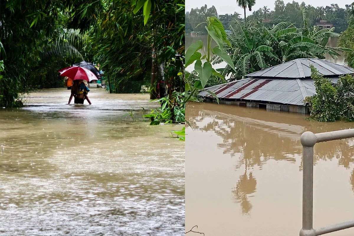কক্সবাজারে বন্যায় ৪০টি ইউনিয়ন প্লাবিত, সর্বোচ্চ সতর্কতা জারি