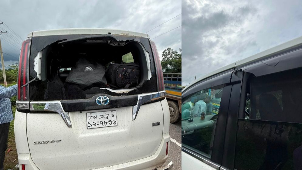 সিলেটে এনসিপির শীর্ষ নেতাদের গাড়িবহরে উপর্যুপরি হামলা