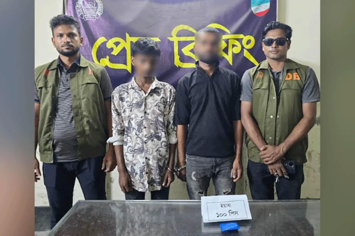 যশোরে ইয়াবাসহ দুই মাদক কারবারি গ্রেফতার